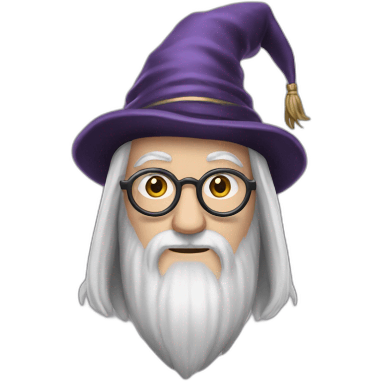 dumbledore from the Harry Potter movies emoji