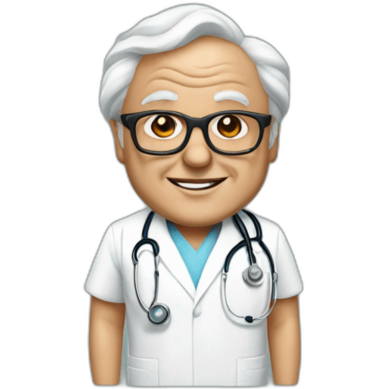 realistic danny devito as nurse emoji