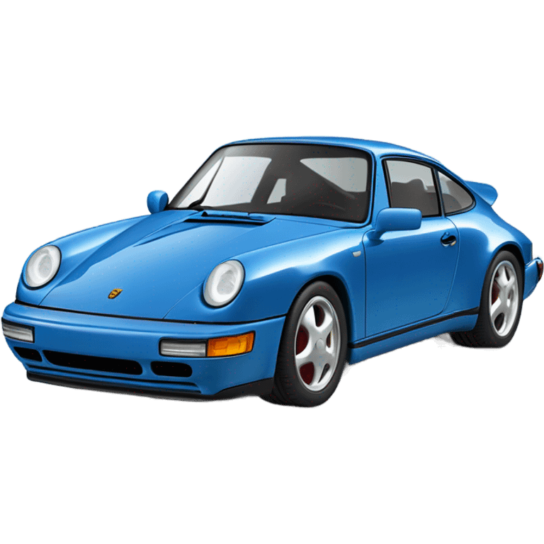 porsche 911 carrera 4s blue 1993 emoji