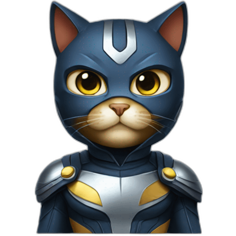 A super hero cat emoji