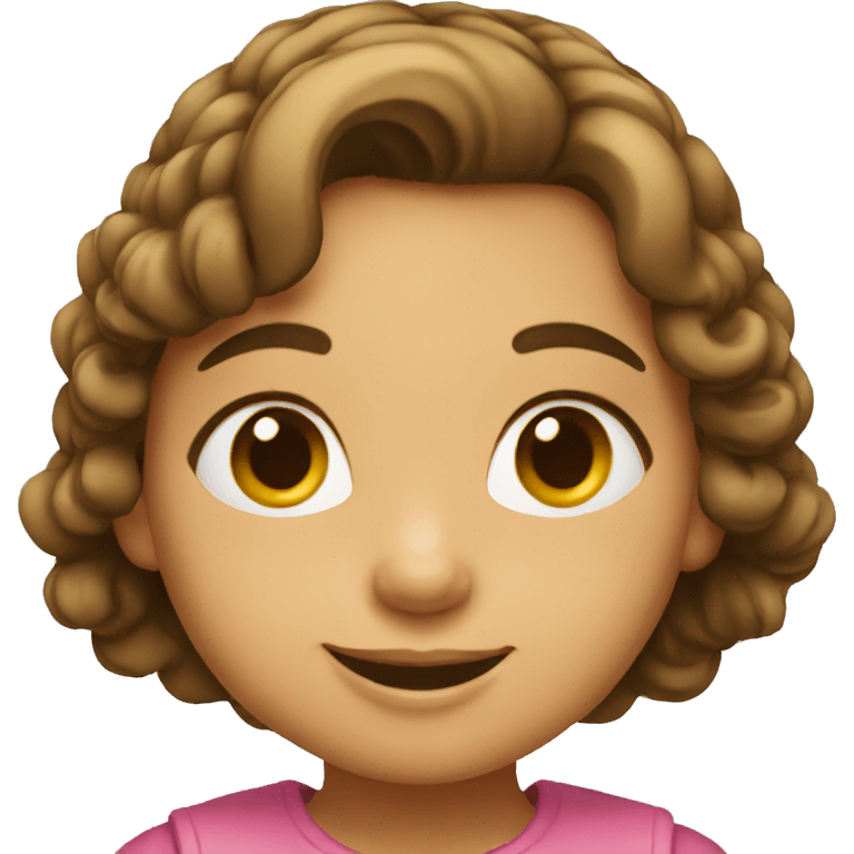 Niña feliz emoji