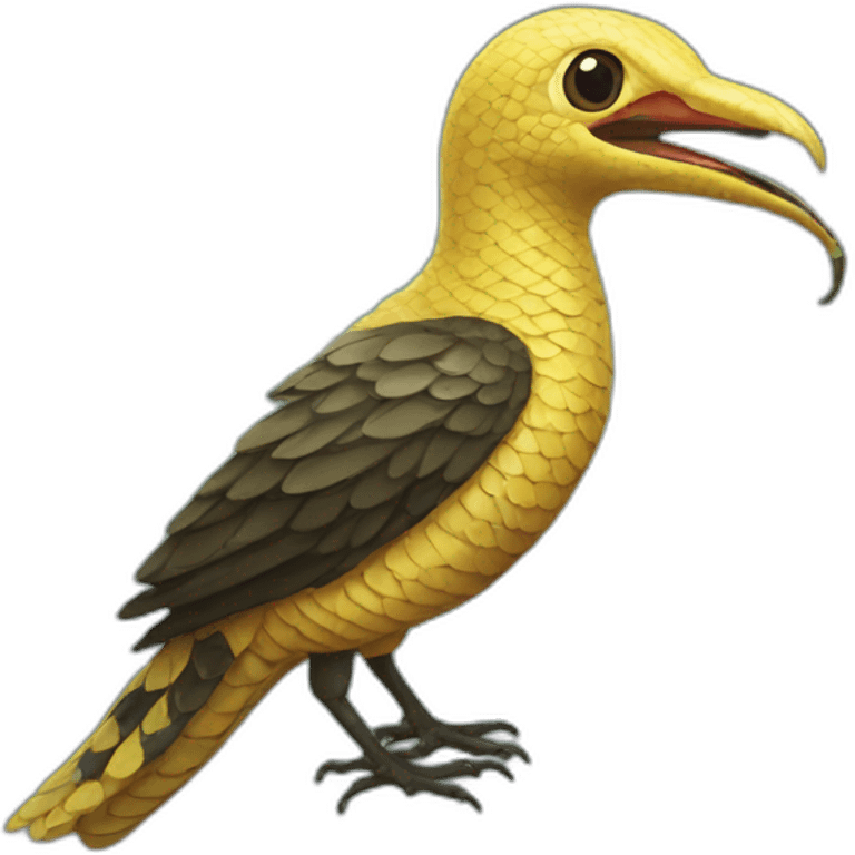 snake bird emoji