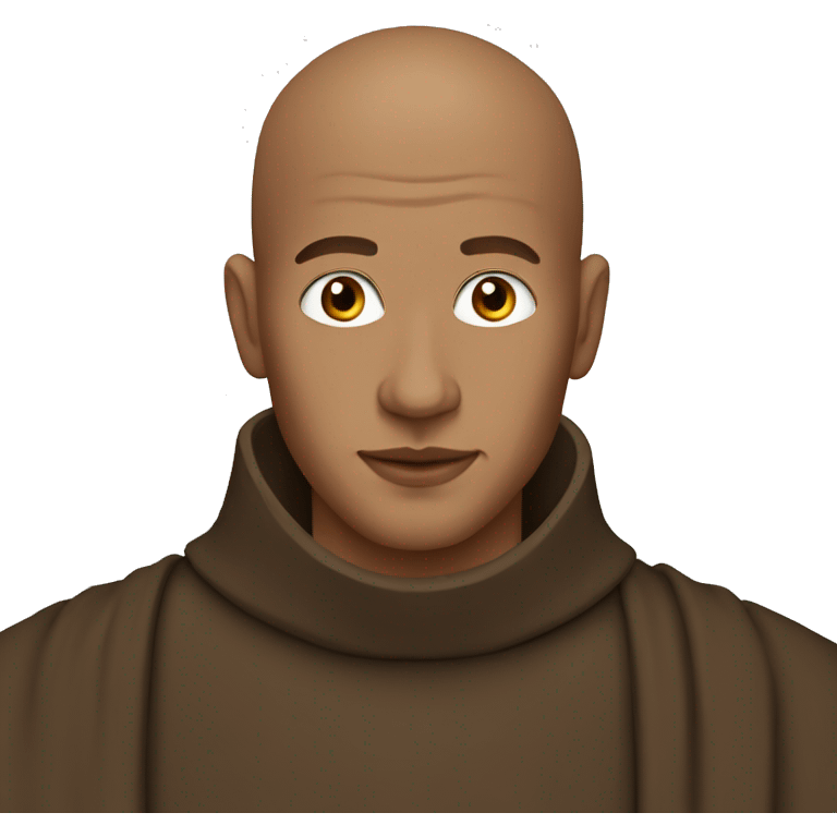 bold christian monk emoji