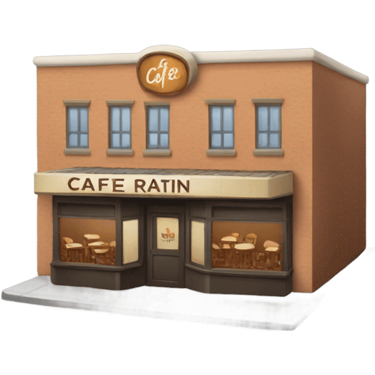 Cafe Ratin name of cafe emoji