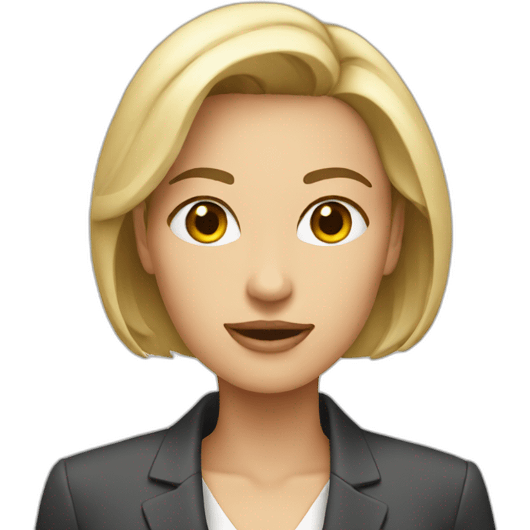 woman in blazer. office emoji