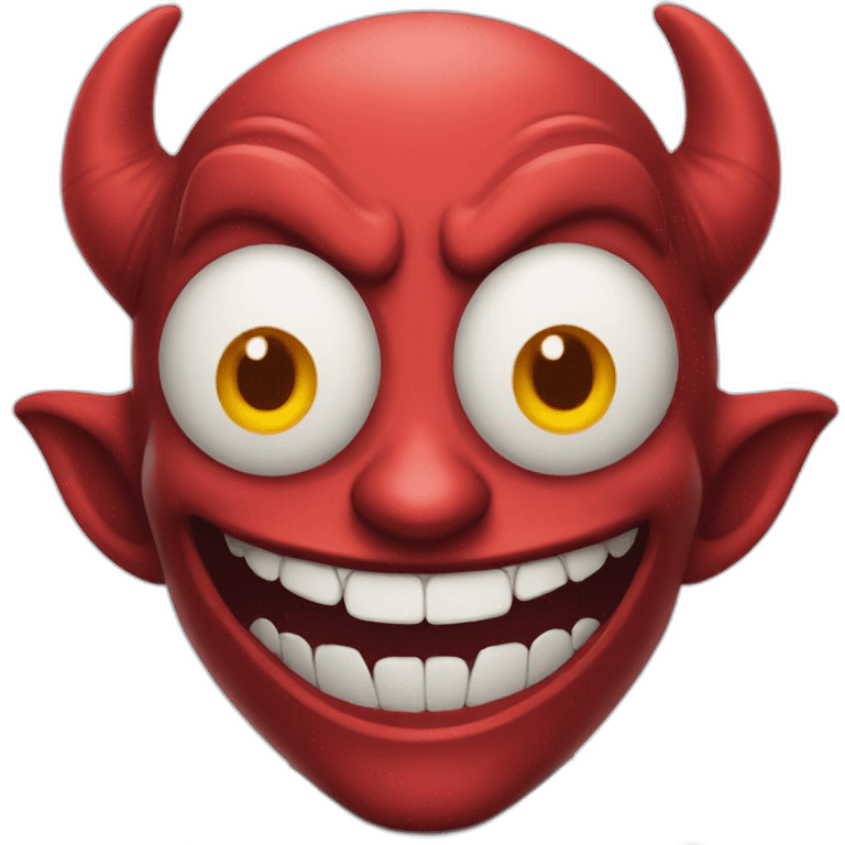 red goblin smile emoji