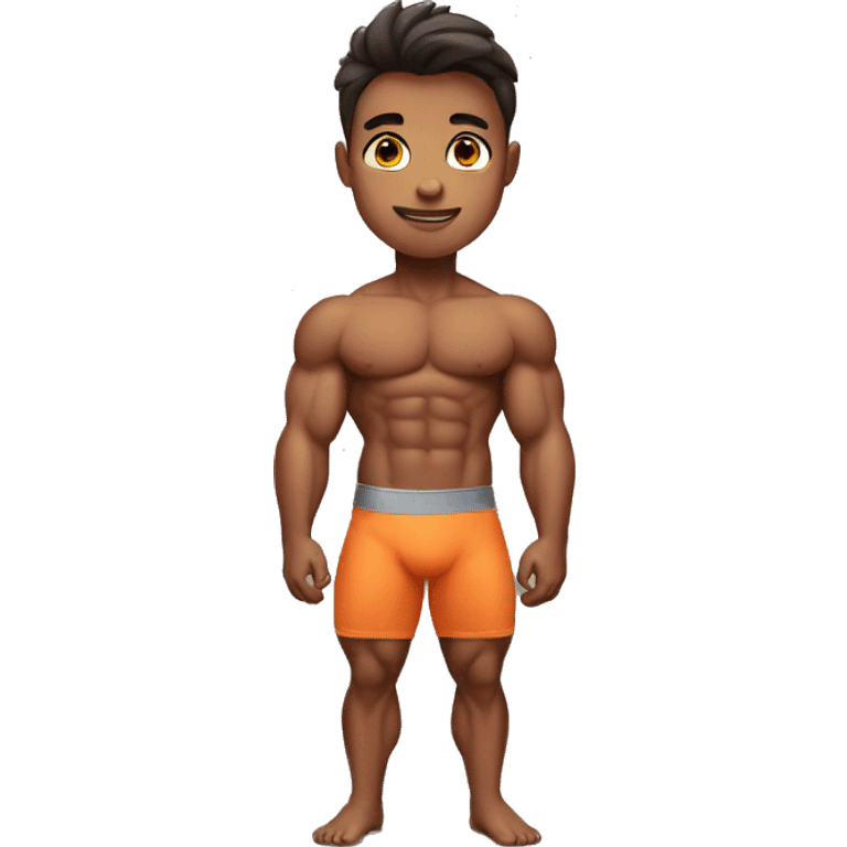 Bodybuilder boy emoji