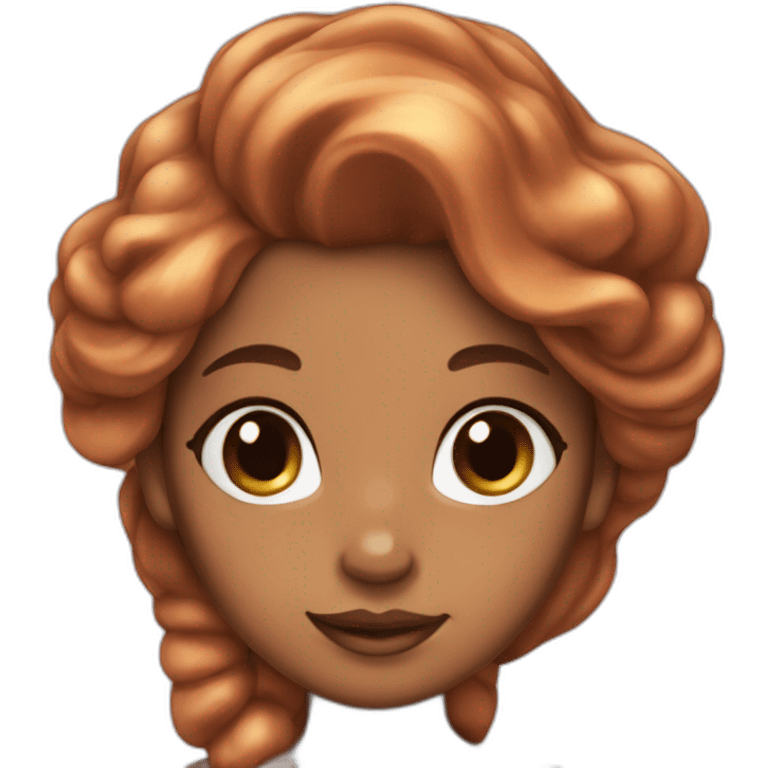 a caramel-skinned mermaid emoji