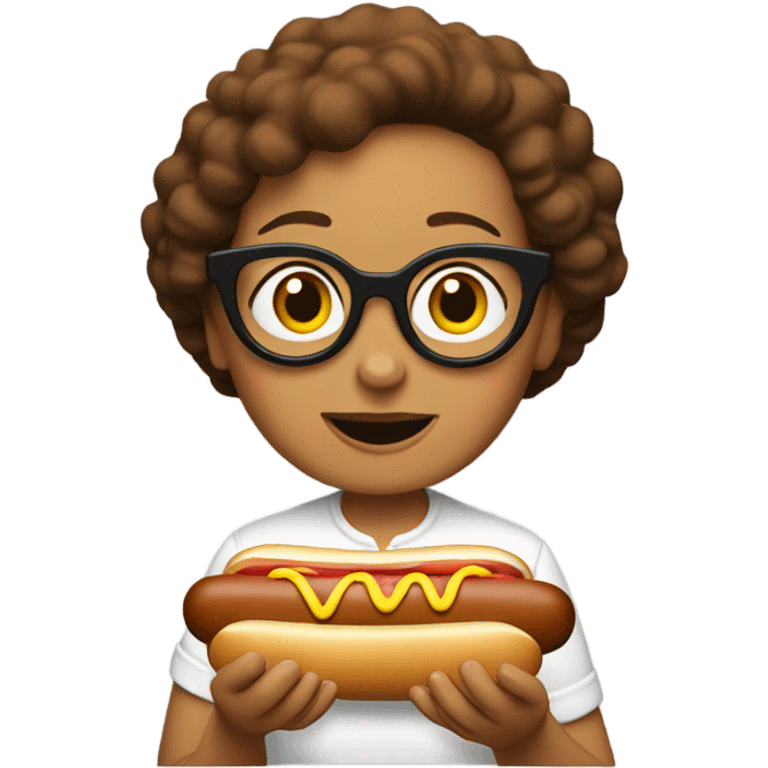 peggy hill eating a hot dog emoji