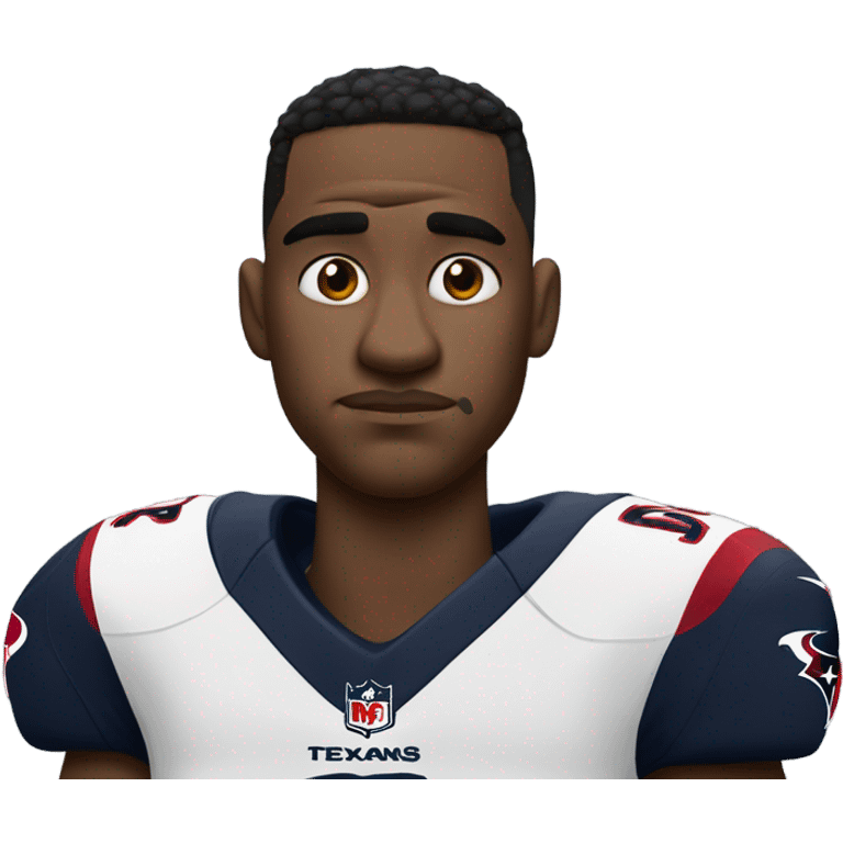 Houston texan looking sad emoji