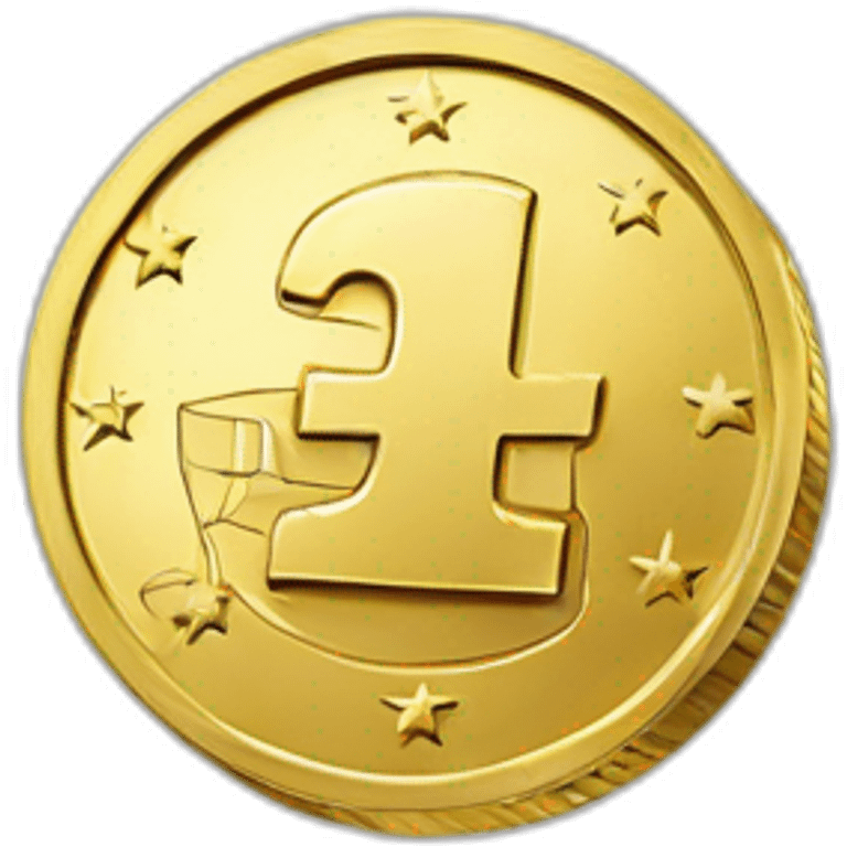 One euro coin emoji