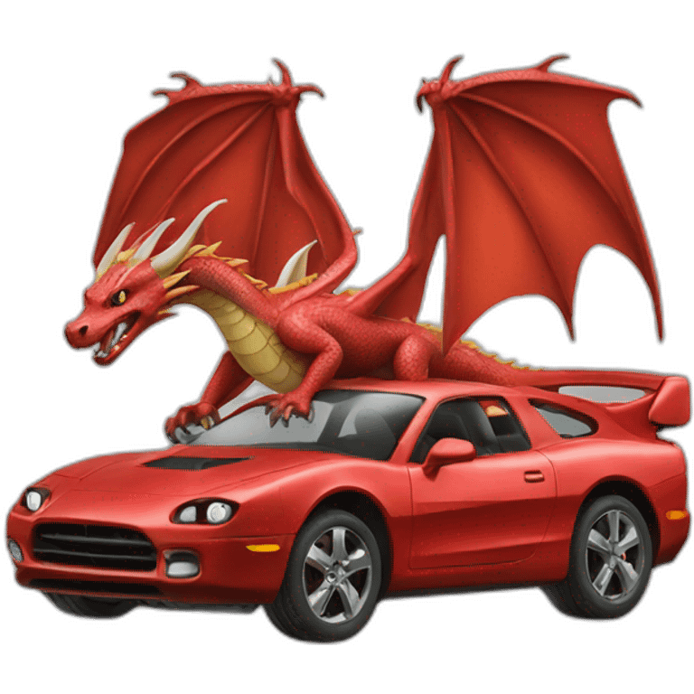 dragon car emoji