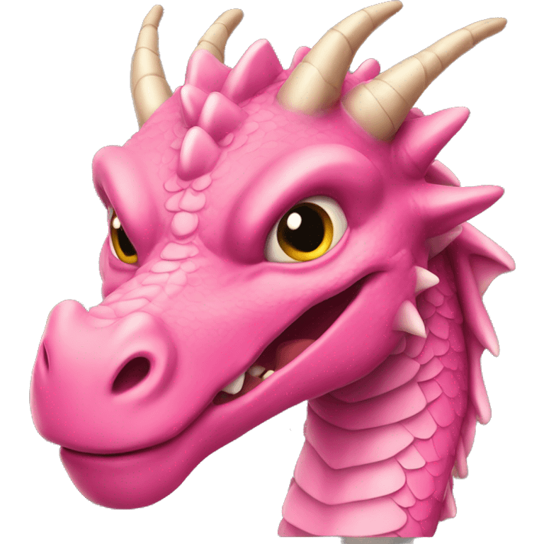 Pink dragon emoji