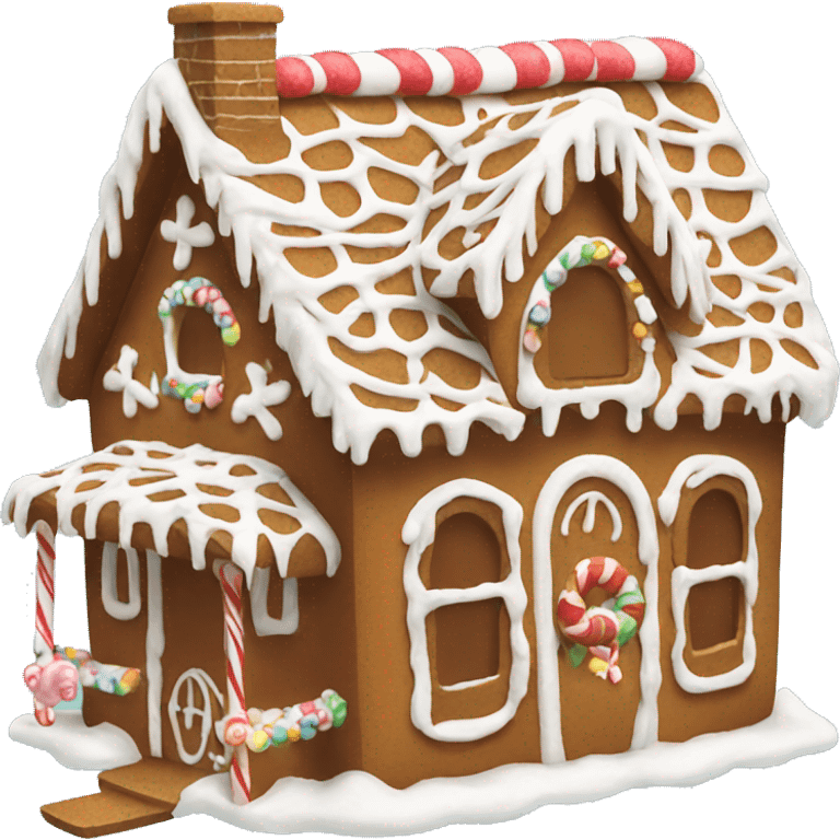 gingerbread house emoji