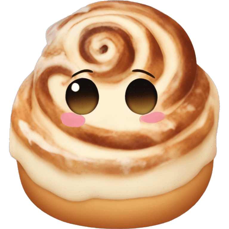 Cute aesthetic cinnamon roll  emoji