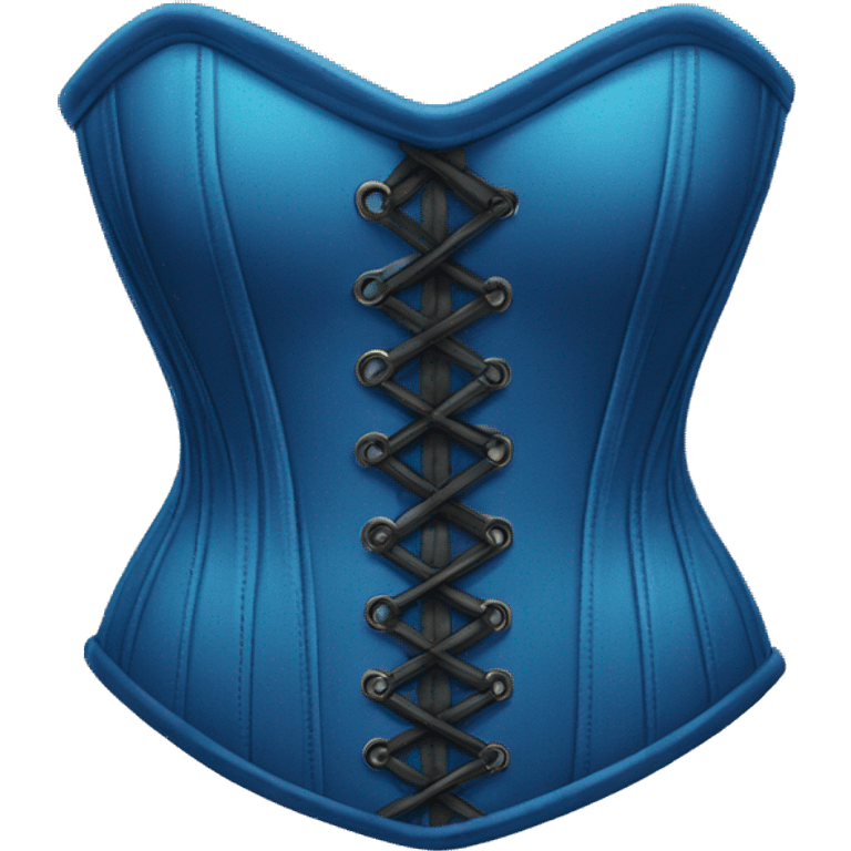 Blue corset emoji