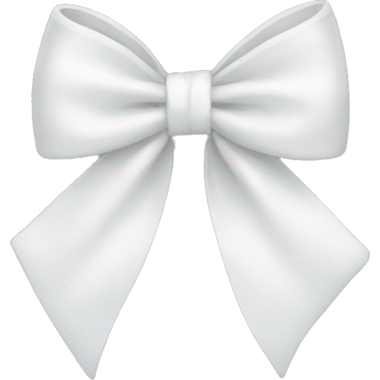 White bow emoji