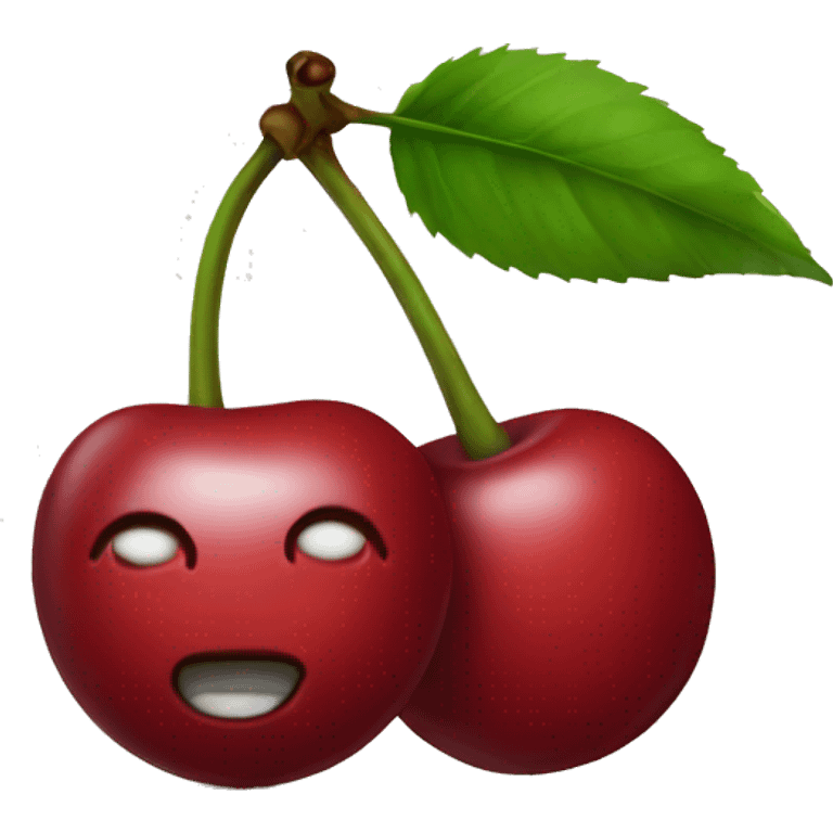 two cherries emoji