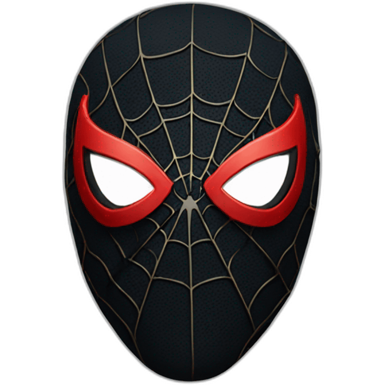 spider man black mask emoji