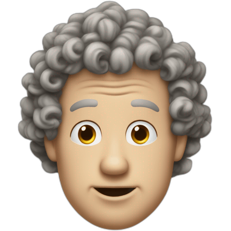 Curly joe of the three stooges emoji