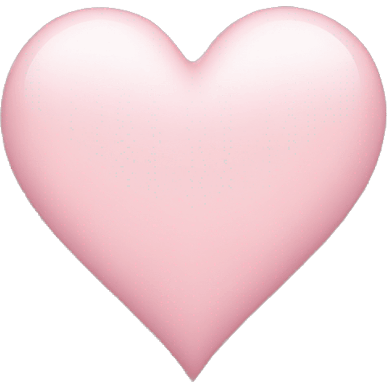 light pink heart emoji