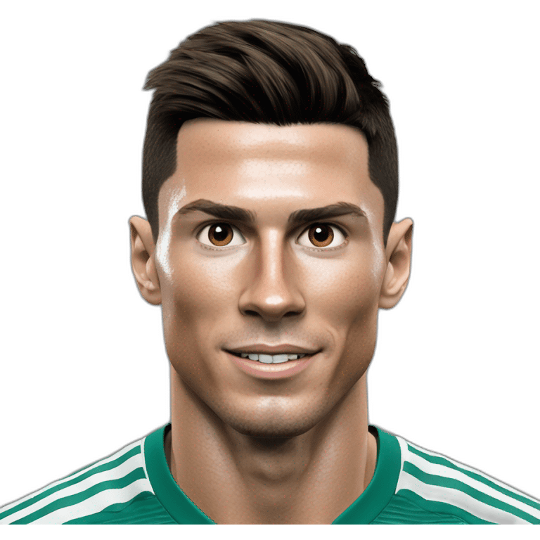 Cristiano Ronaldo look alike messi emoji