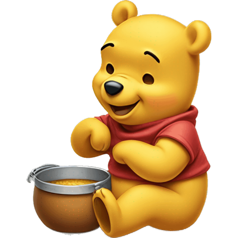 Winnie-Pooh pot de miel emoji