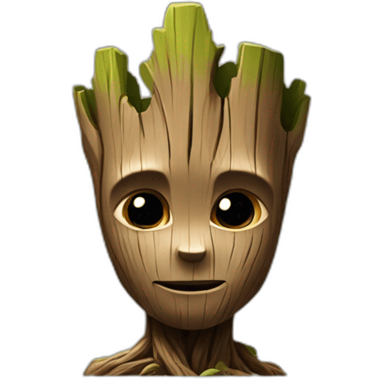 Groot en or emoji