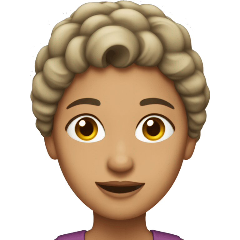 Mujer estresada emoji