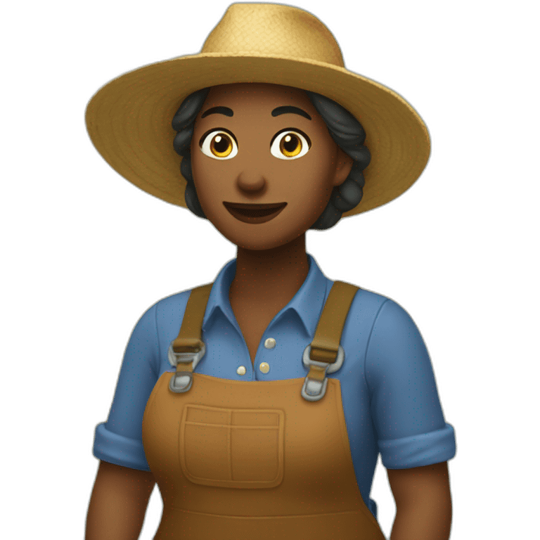 farmer woman holland emoji