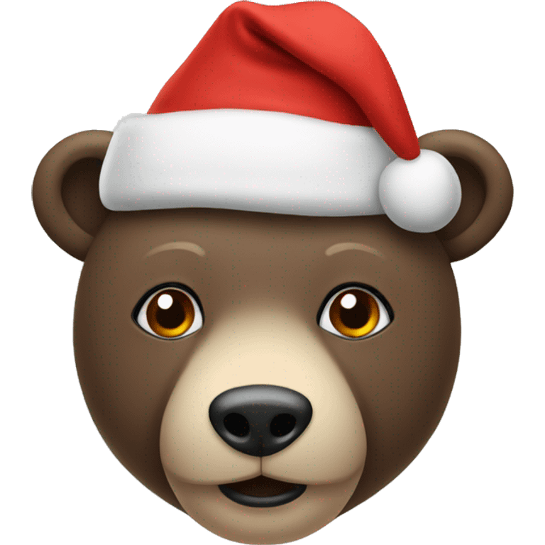 ours with a christmas hat  emoji