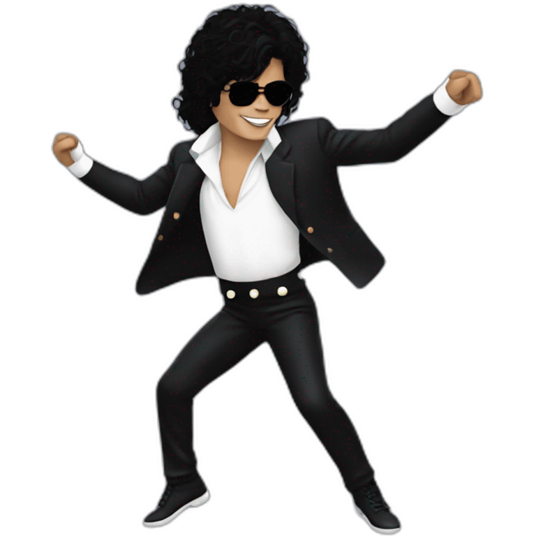 Michael Jackson dancing emoji