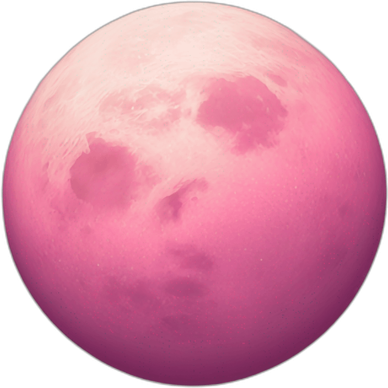 pink moon emoji