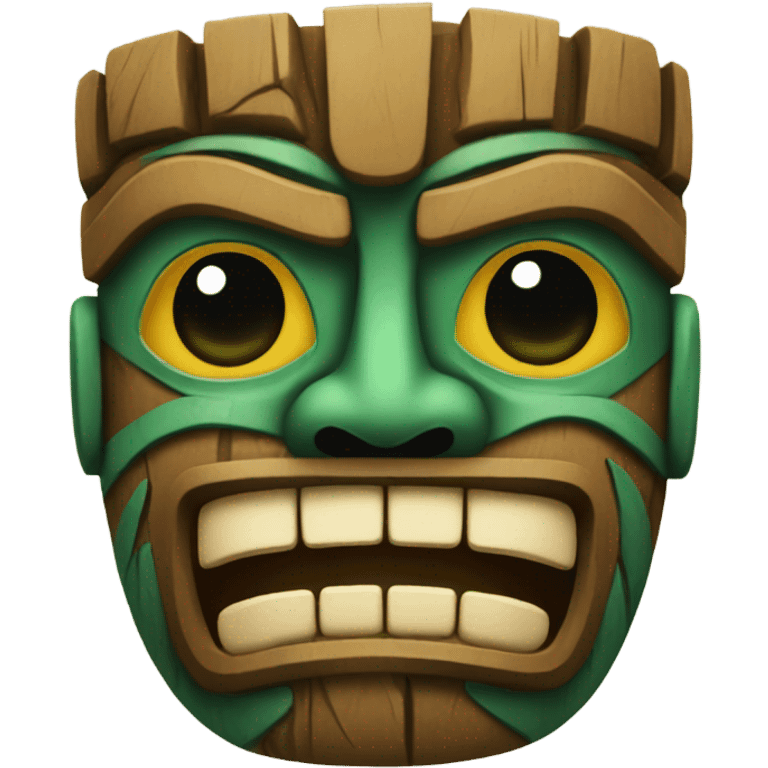 Tiki mask emoji