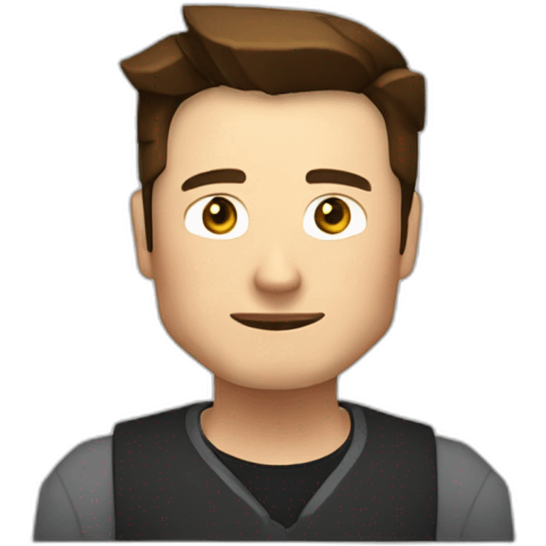 elon musk en minecrat emoji