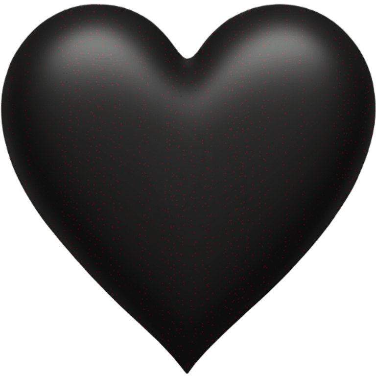 Black heart emoji