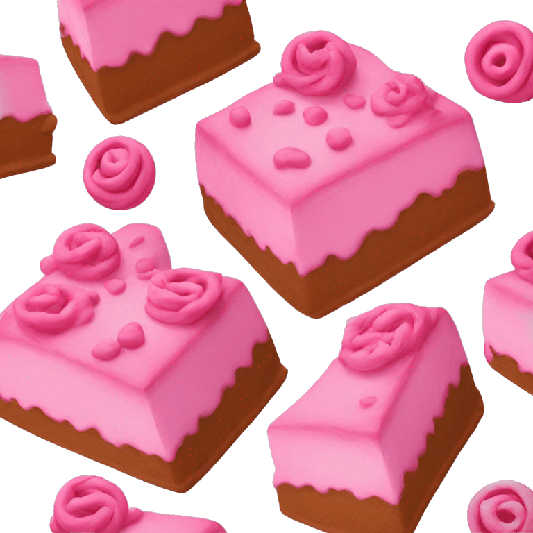 Pink cake emoji