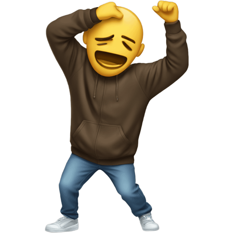 Person dabbing emoji