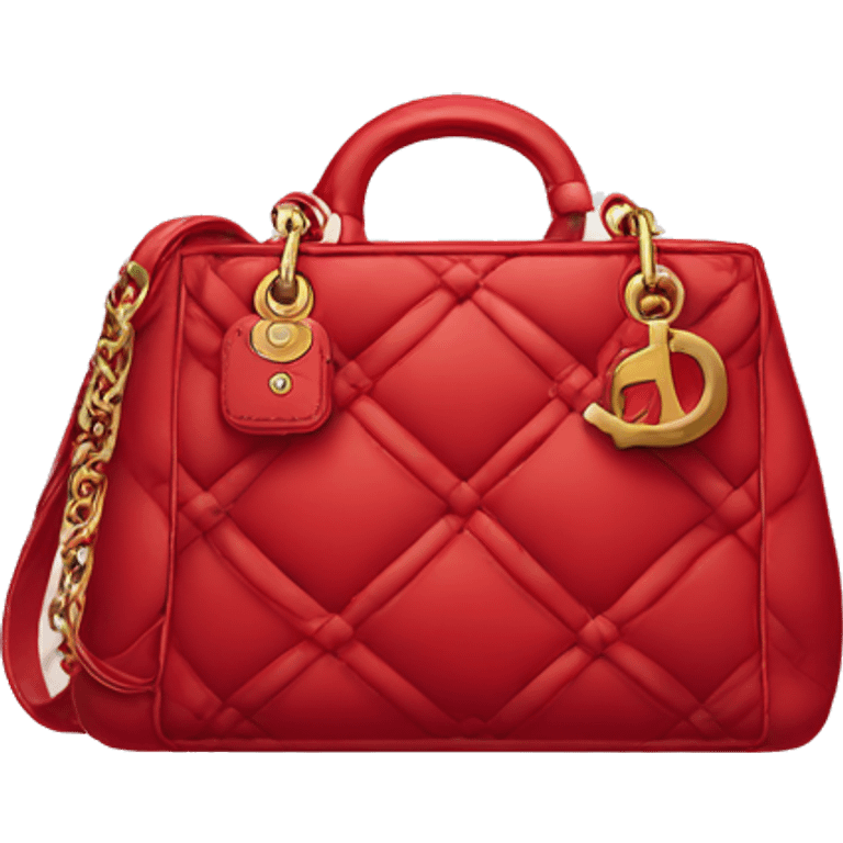 Red dior bag emoji