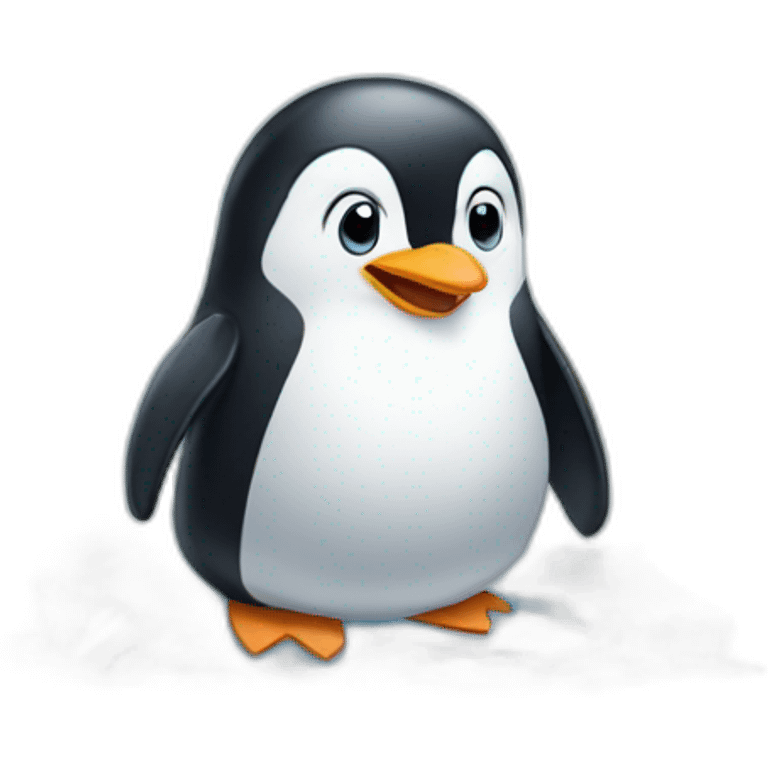 Penguin ice emoji