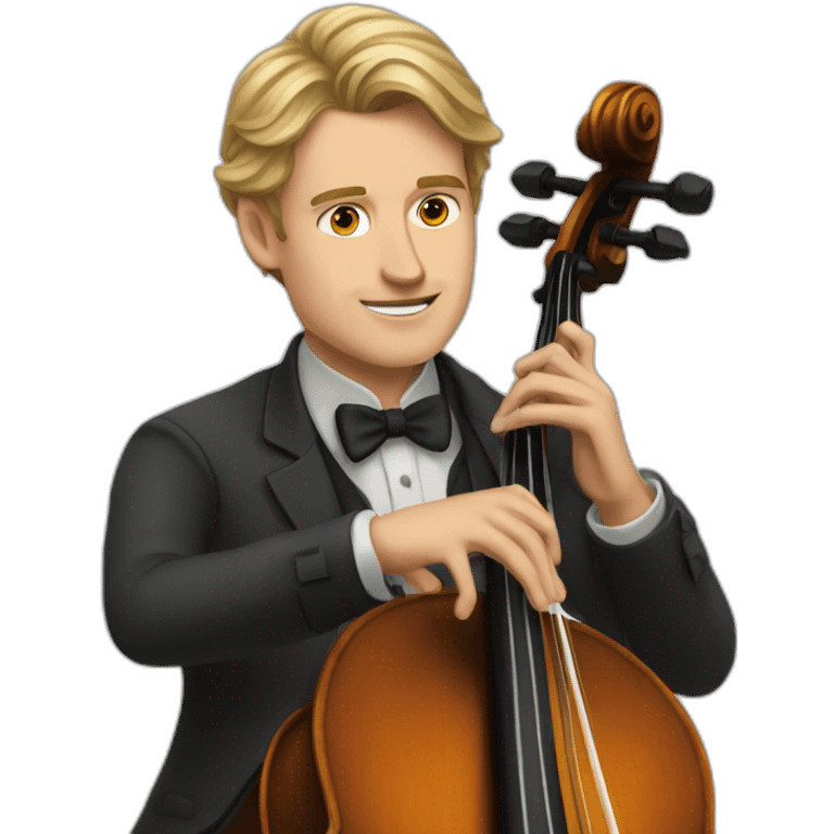 Anton Minenkov play cello emoji