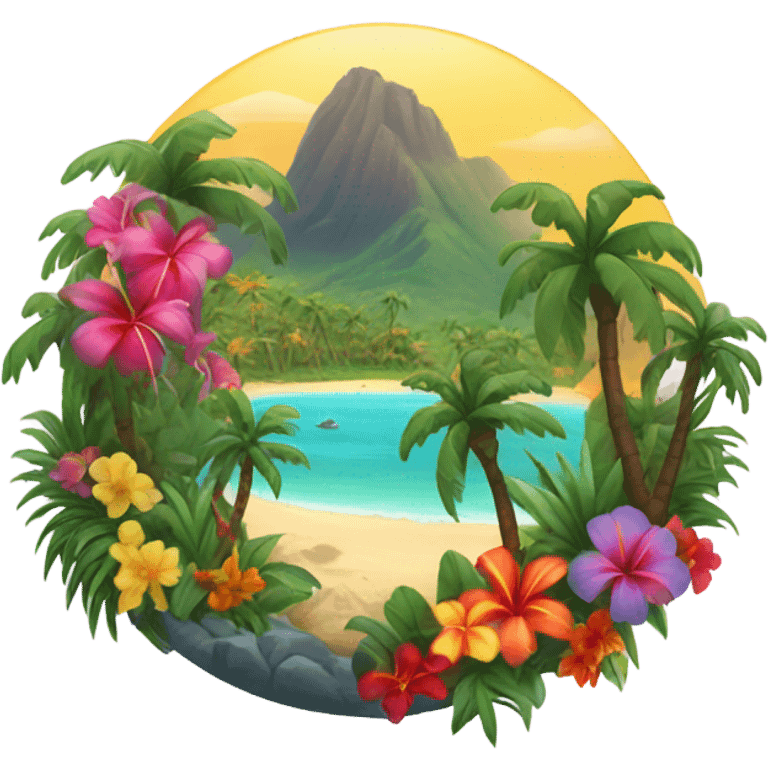 hawaiian island emoji