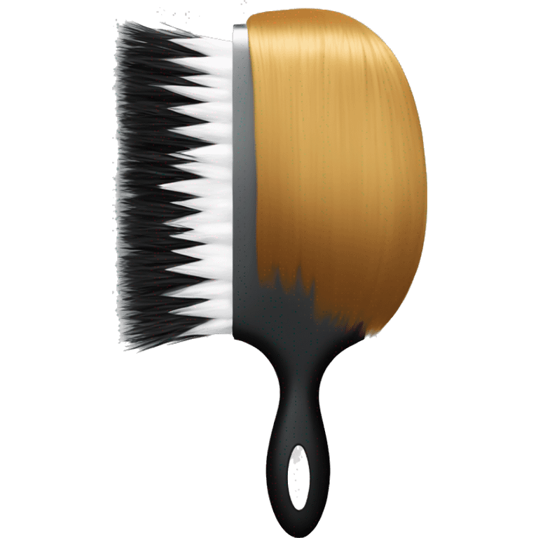 Hair color brush emoji