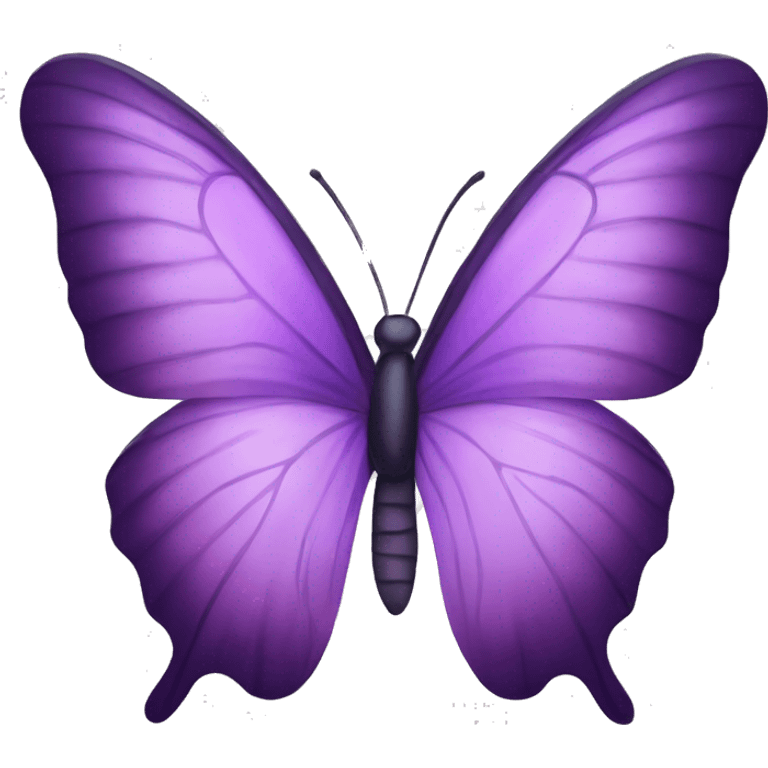 Purple butterfly emoji