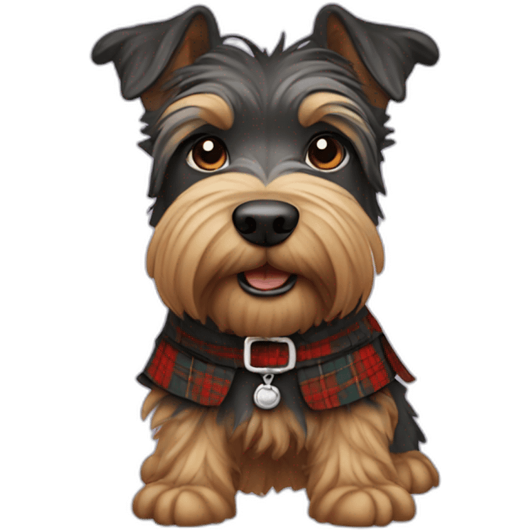 Scottich terrier wearing kilt emoji