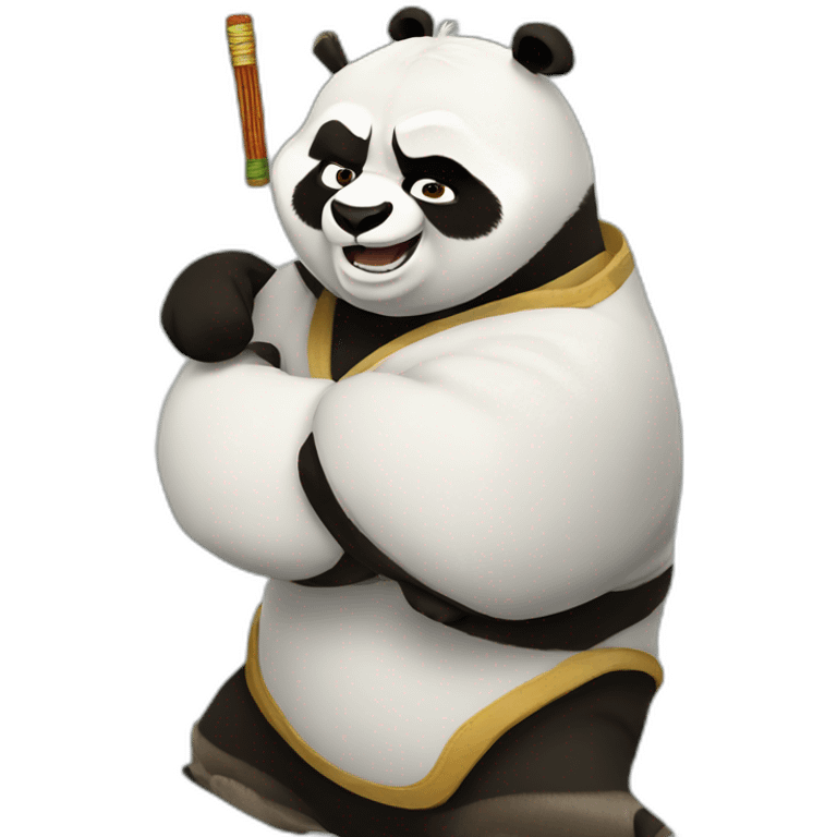 Kung-fu panda emoji