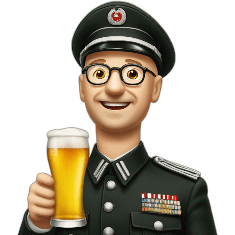 heinrich himmler enjoying beer emoji