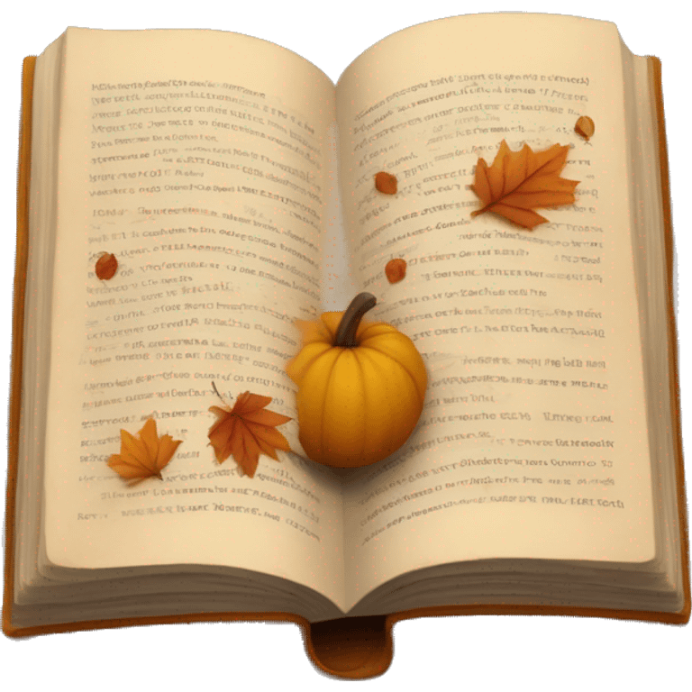 open book, dark coverage, aesthetic atmosphere, autumn vibe emoji