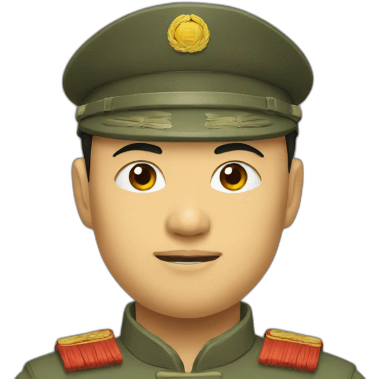 Chinese soldier emoji