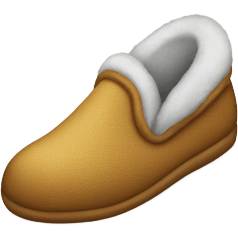 Emoji with slipper emoji